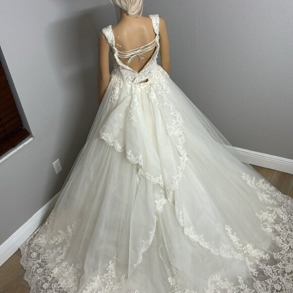 Narin Moda Wedding Dress Ball Gown Size 8 and EU Size 38 - Picture 6 of 16